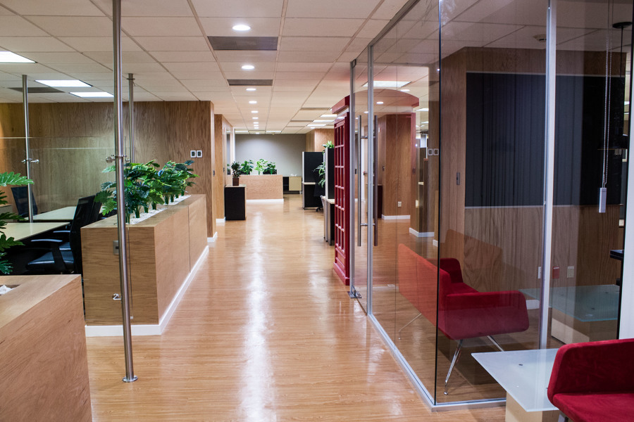 Vista general de oficinas