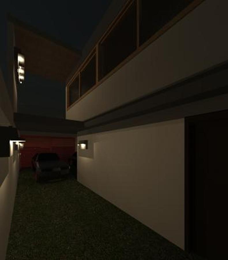 Vista nocturna del proyecto