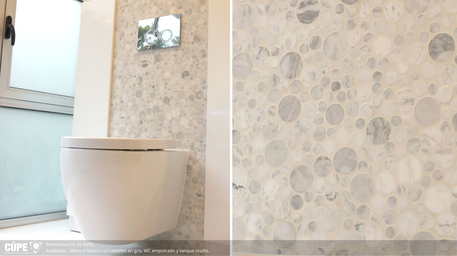 WC Empotrado y tanque oculto 