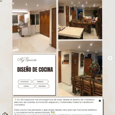 Cocina y comedor pensados completamente para ti