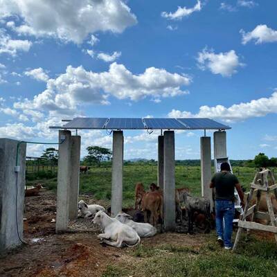 Bombeo solar en Teapa, Tabasco