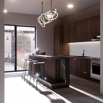 COCINA CONTEMPORÁNEA CON ISLA