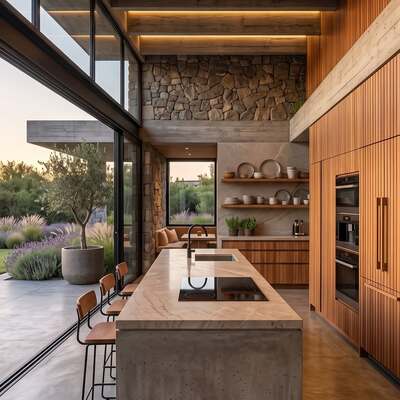 Villa Rineri — Hospitalidad privada en 650 m² de calidez y piedra
