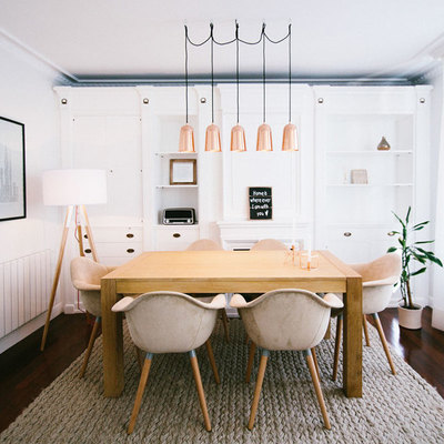 Comedor remodelado y luminoso