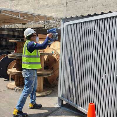 Bodega de estructura metálica