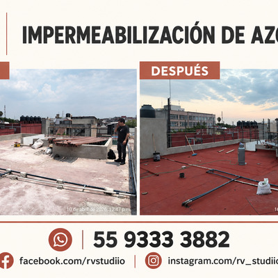 IMPERMEABILIZACION CON MEMBRANA PREFABRICADA - CDMX
