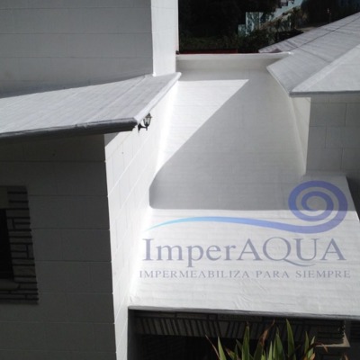 Impermeabilización de techo con membrana asfáltica de Geotextil