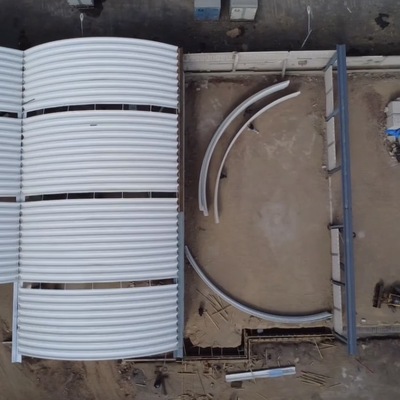 Construcción integral de micro parque industrial de 6 bodegas con oficinas