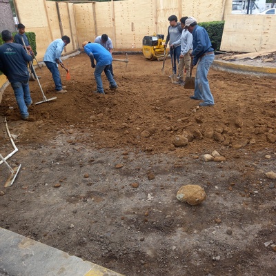 Remodelacion de Bahia en acceso vehicular del CJF San Lazaro