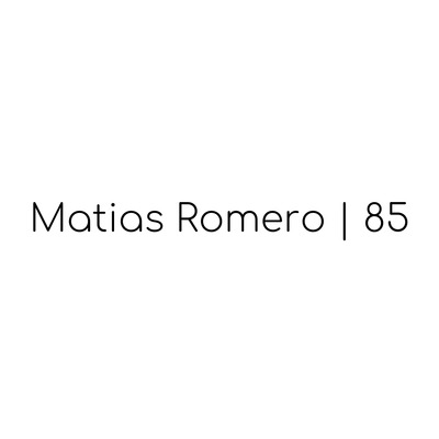 Matias Romero 85