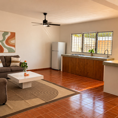 Departamento Terracota | Renovación de sala y cocina