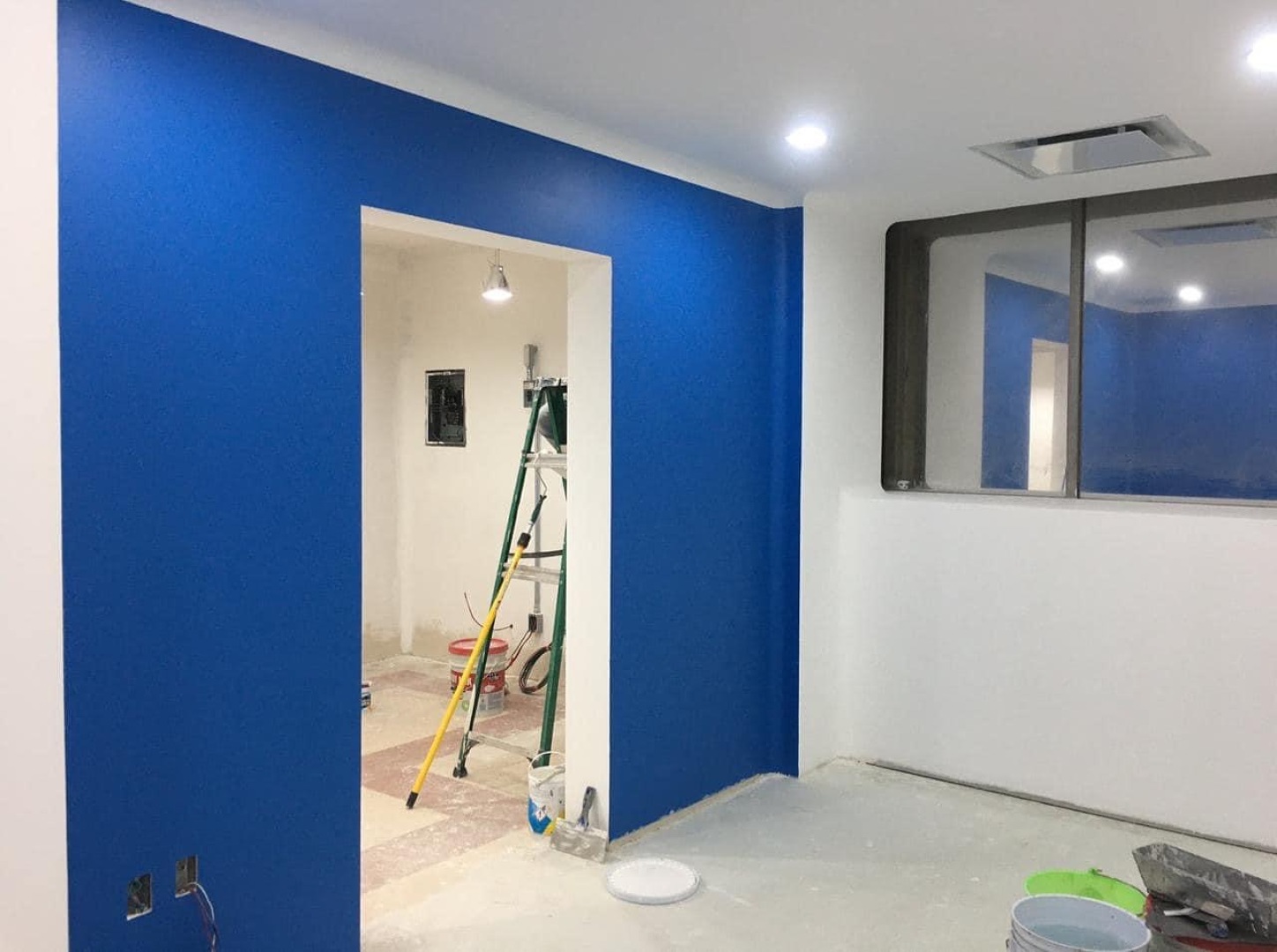 Pintura en área de interpretación