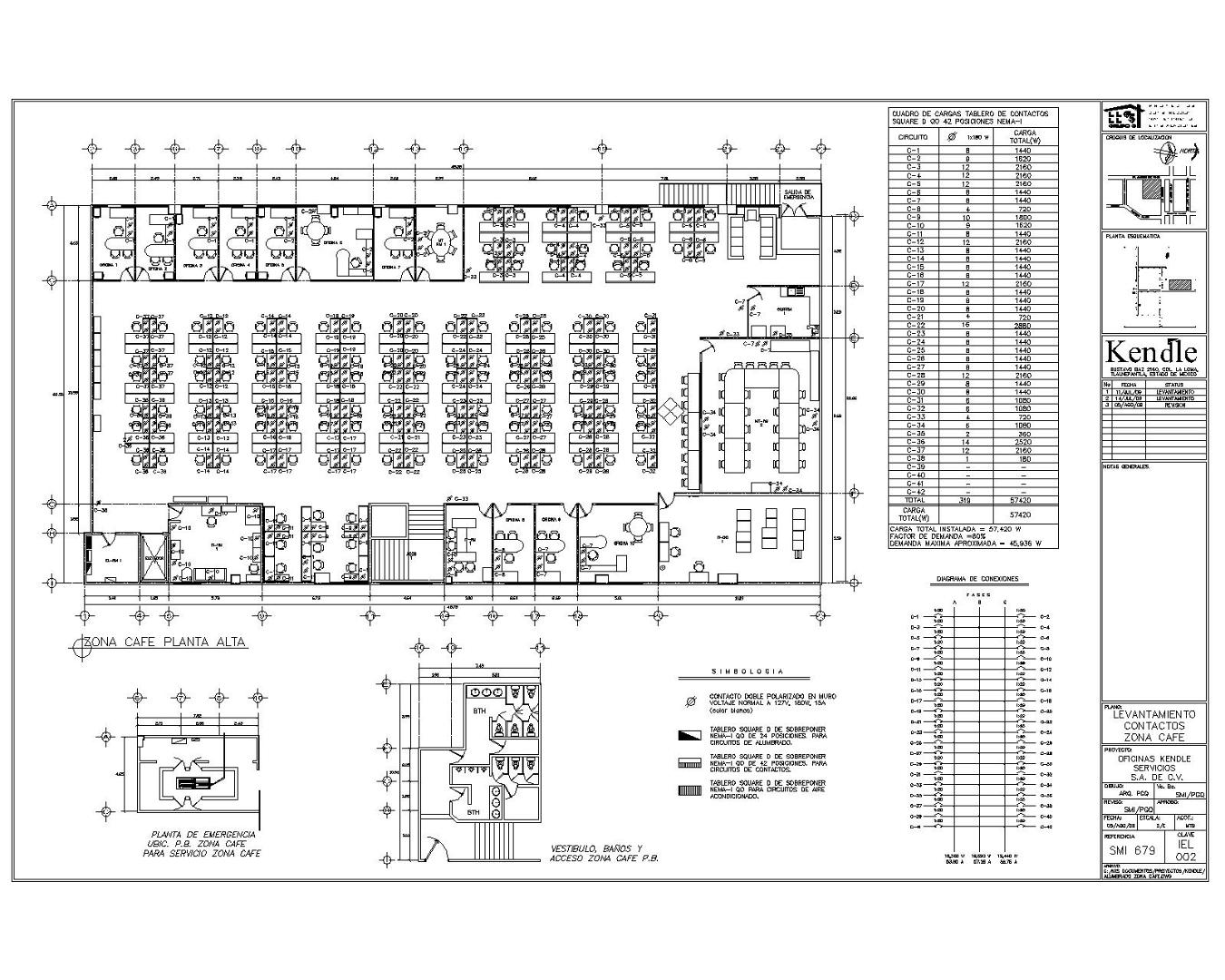 Proyecto eléctrico Oficinas.