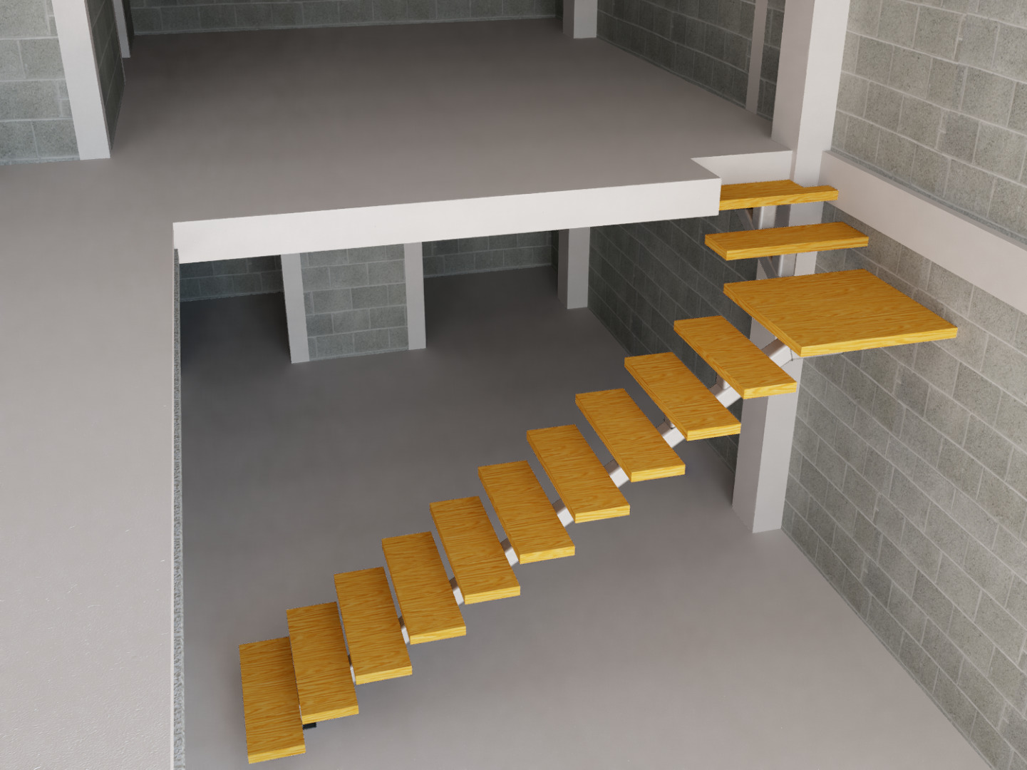 Render interior estructural