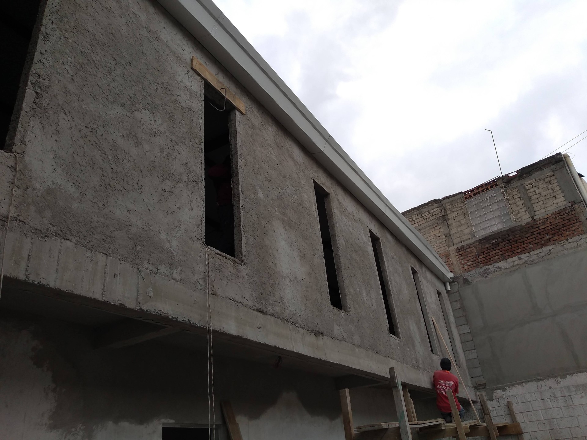 Repellados en muros de panel w