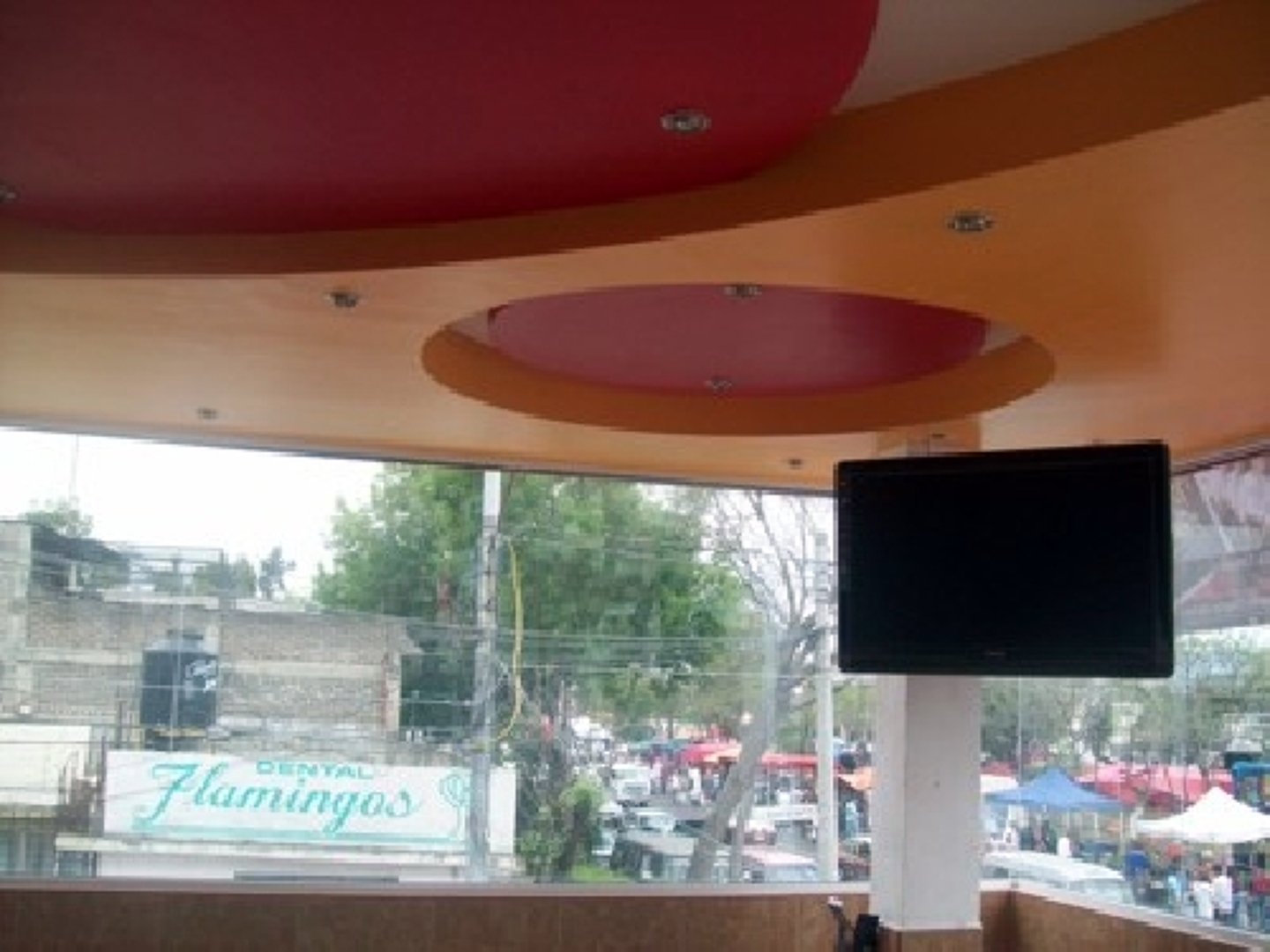 Terminacion del trabajo de plafon curvo