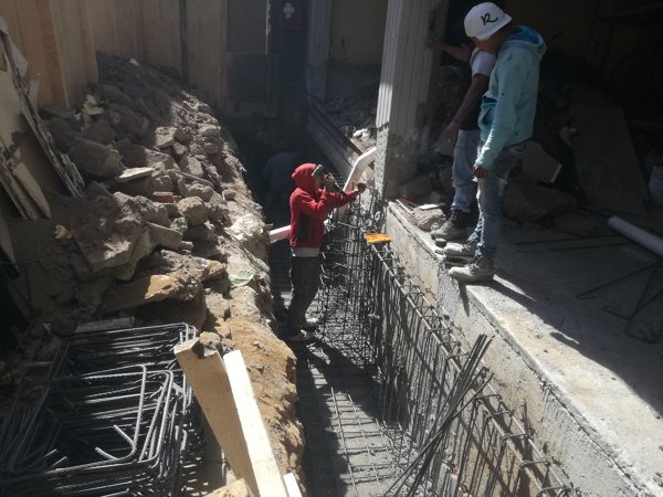 Acero de refuerzo de cimentación