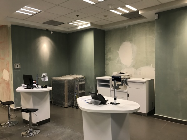 Área de atención al cliente.