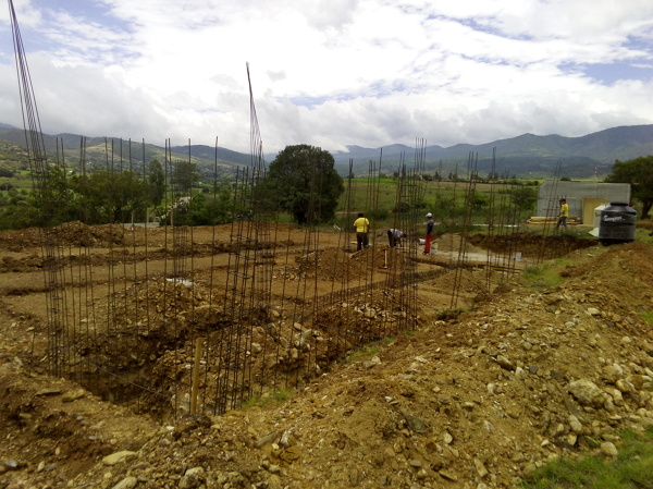 Armado y preparación de zapatas de cimentacion
