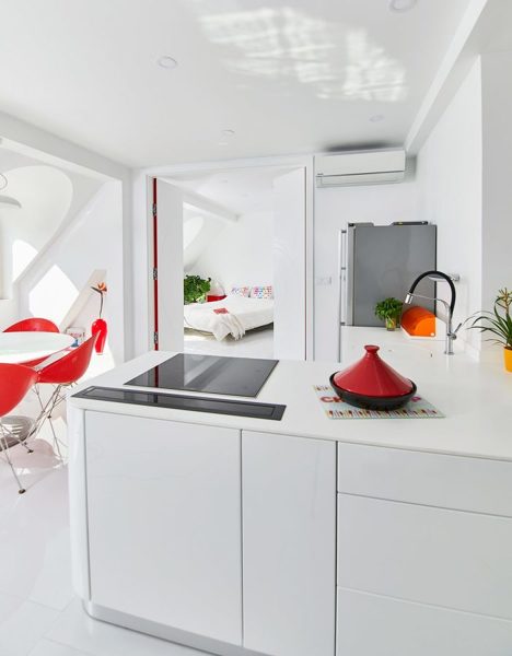 Foto: Cocina Blanca con Puertas Batientes #275482 - Habitissimo