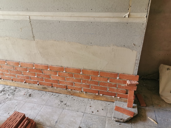 Colocación de fachaleta