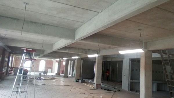 Colocación de lamparas de led