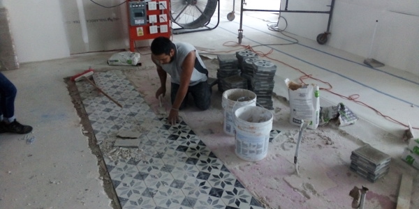 Colocación de mosaico