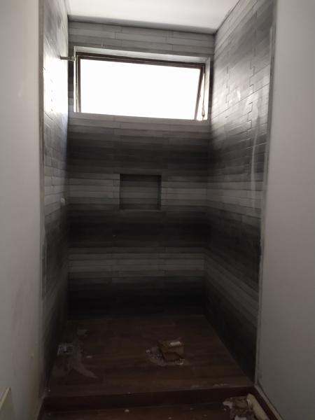 Construcción del baño rec. 2 dpto. 14