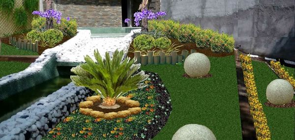 Diseño de jardin en SAntiago