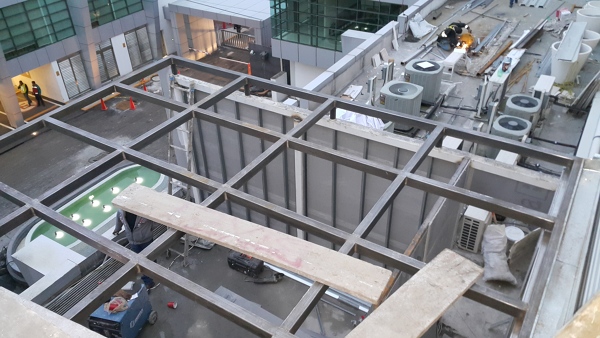 Foto: Estructura de PTR para Domo de Cristal de Quality Desing