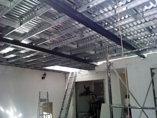 ESTRUCTURA PARA LOSA LIGERA VISTA INFERIOR