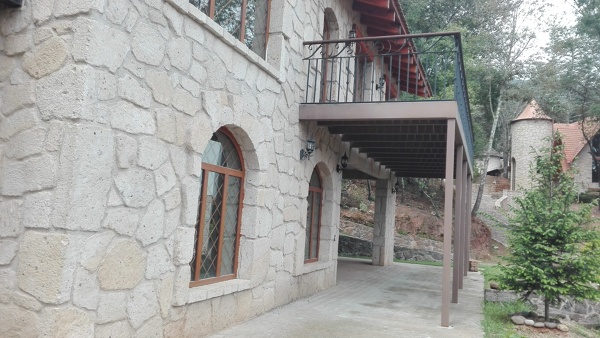 Fachada de vista lateral