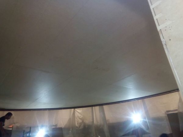 Forro de estructura con MDF