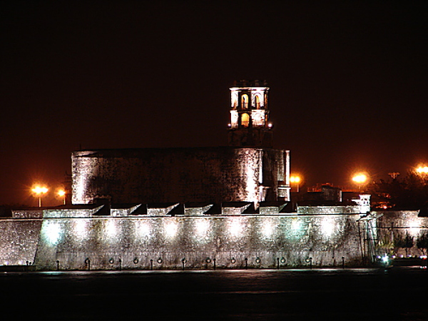 Iluminación de la fortaleza de San Juan de Ulúa