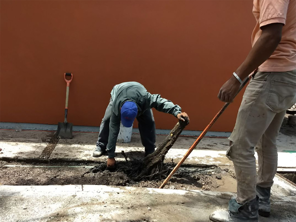 Limpieza de la superficie a trabajar