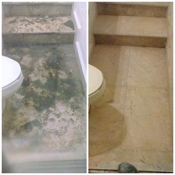 LIMPIEZA EN BAÑOS CON SARRO