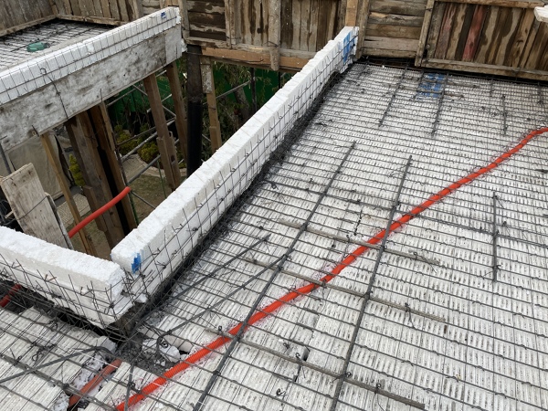 Losa ligera en proceso