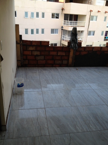 Muro capuchino en balcon