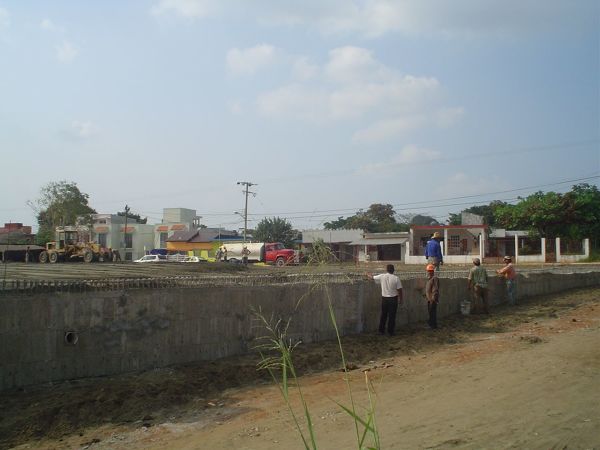 Muro de contención de concreto armado
