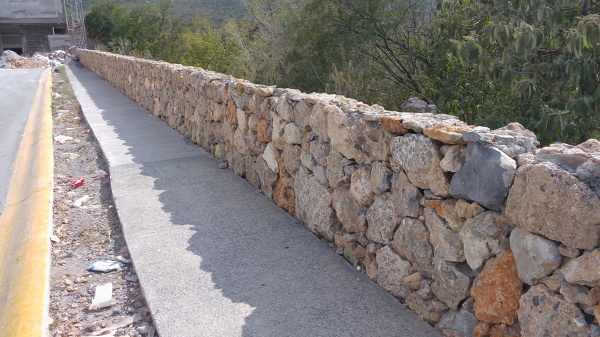 Muro de mampostería