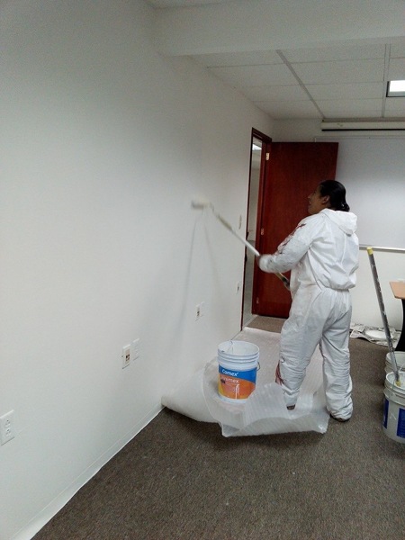 Pintura en muros del Tecnológico de Monterrey Sede Oaxaca