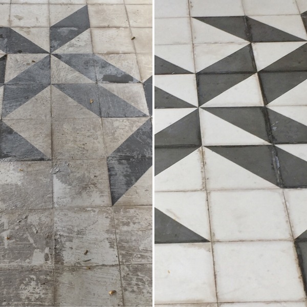 PISOS ANTIGUOS EN TERRAZA