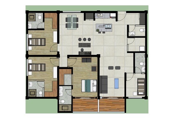 Planta de departamentos