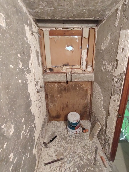 Plomería y preparación de muros