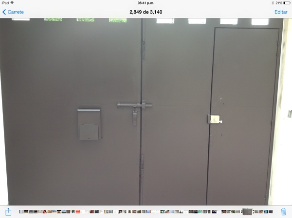 Porton lámina lisa.