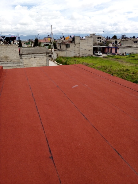 prefabricado pg-40 acabado gravilla, color terracota