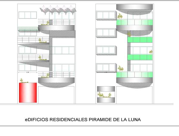 Proyecto de departamentos residenciales PIRAMIDE