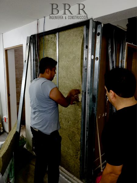 Remodelación para cabina de grabación.