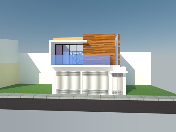 Foto: Render Fachada Principal de I.A.M. Ingeniería, Arquiterctura y ...