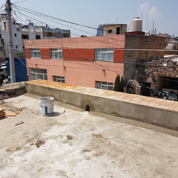 reparación de pretil